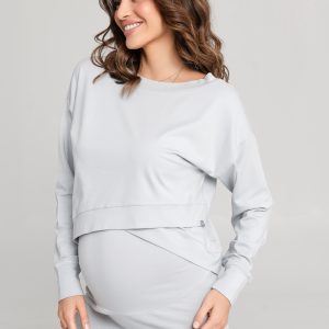 “Crop top” ljetnji duks dugi rukav